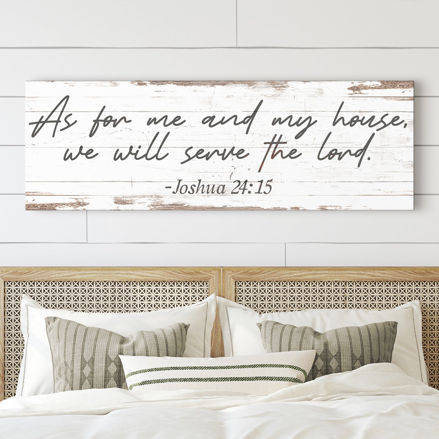 As For Me And My House We Will Serve The Lord Faith Sign