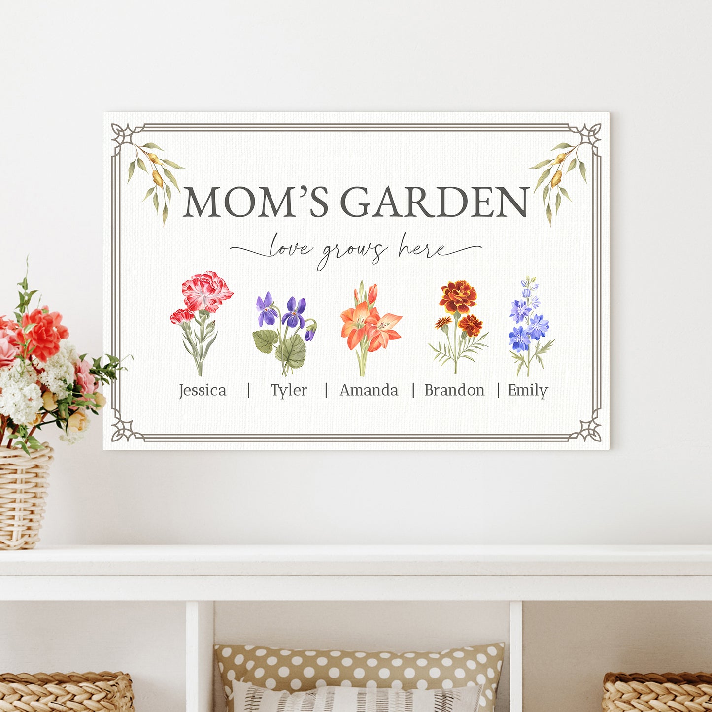 Mother's Day Sign Love Grows Here Mom's Garden