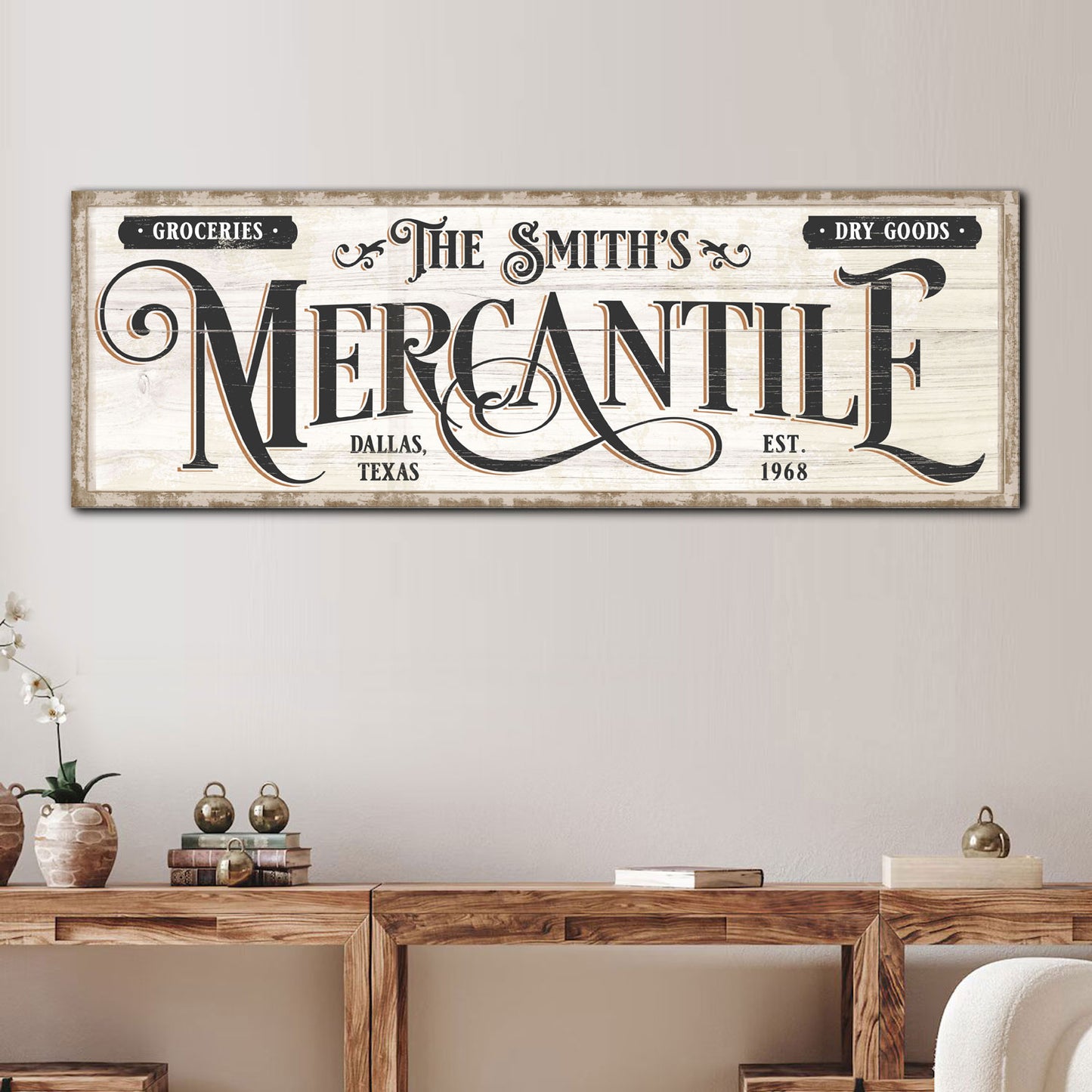 Family Mercantile Sign