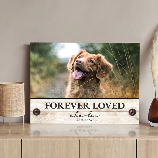 Custom Pet Memorial Sign Forever Loved