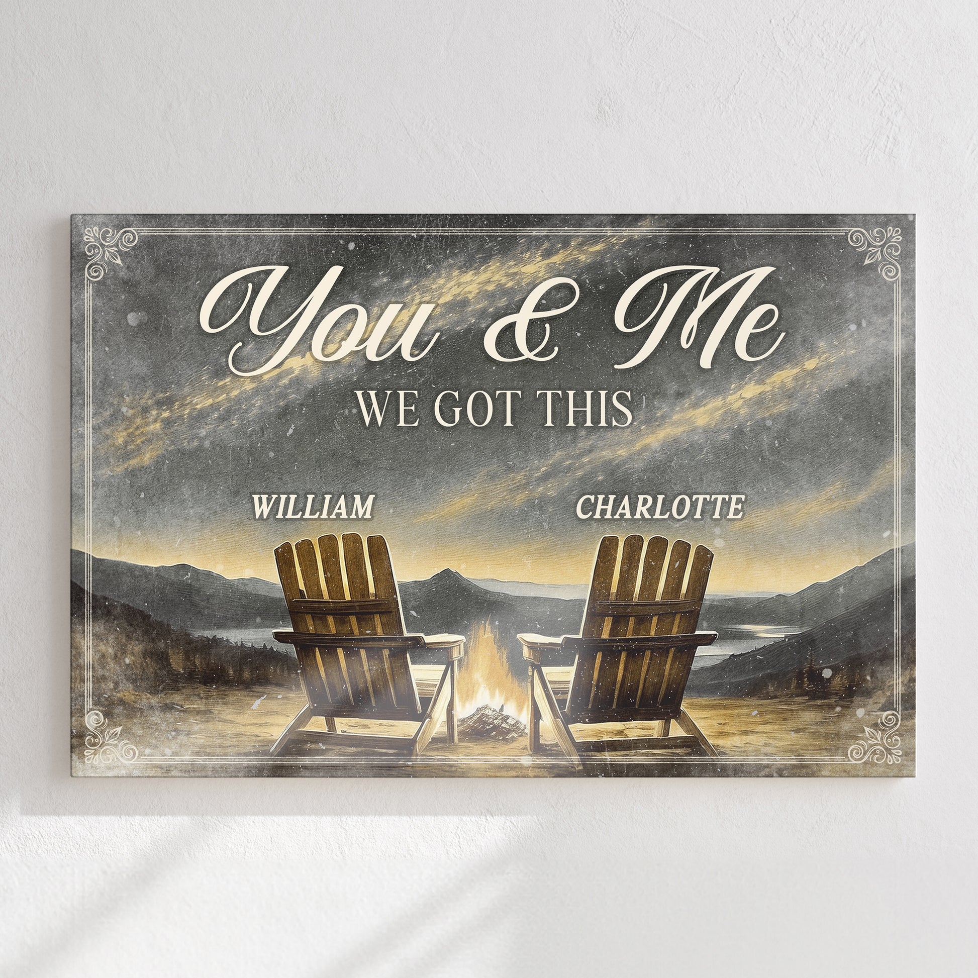 Camping Themed We Got This Couple Sign - Image by Tailored Canvases