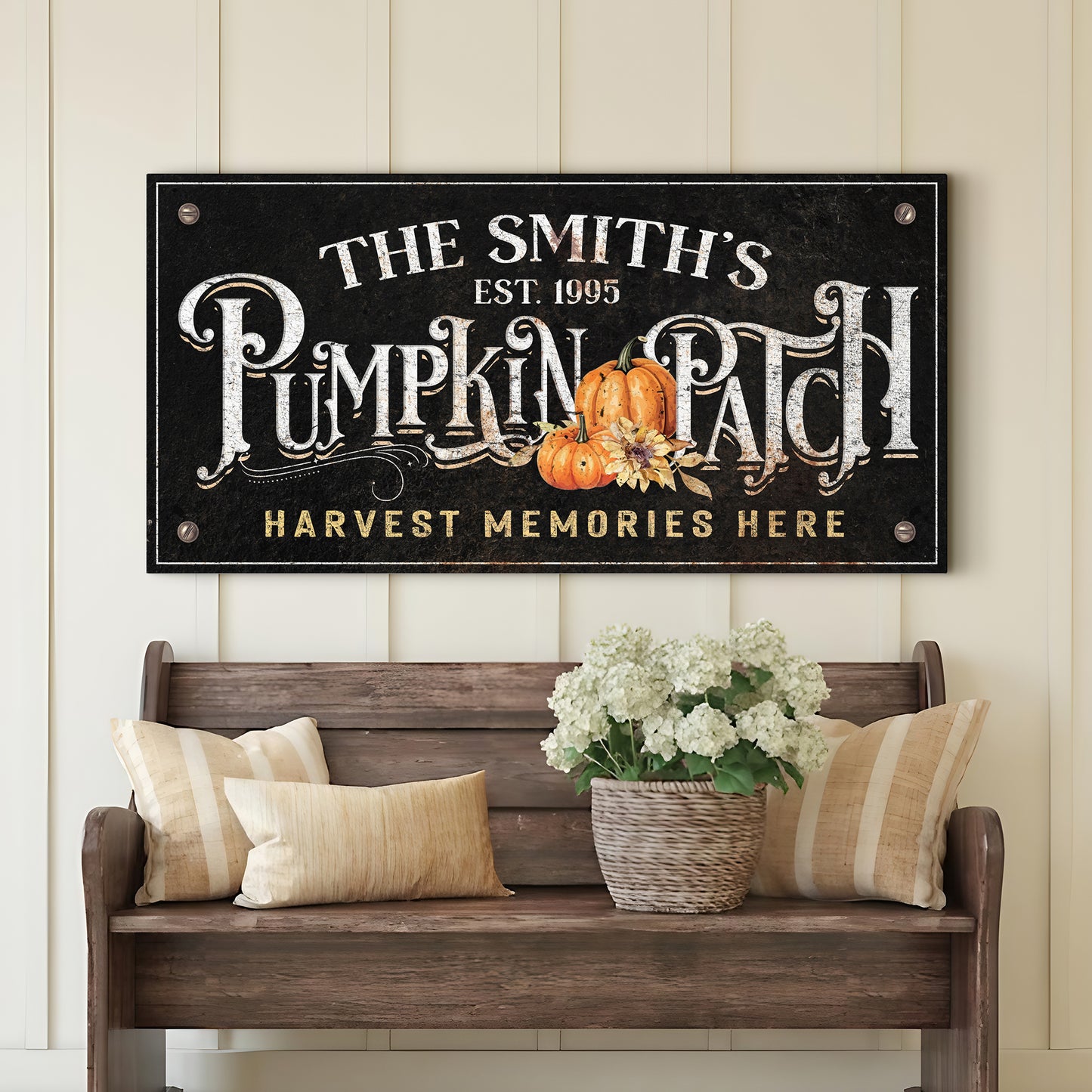 Harvest Memories Here Pumpkin Patch Sign