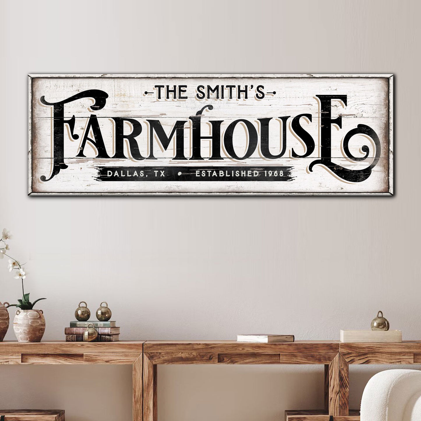 Vintage Rust Farmhouse Sign III