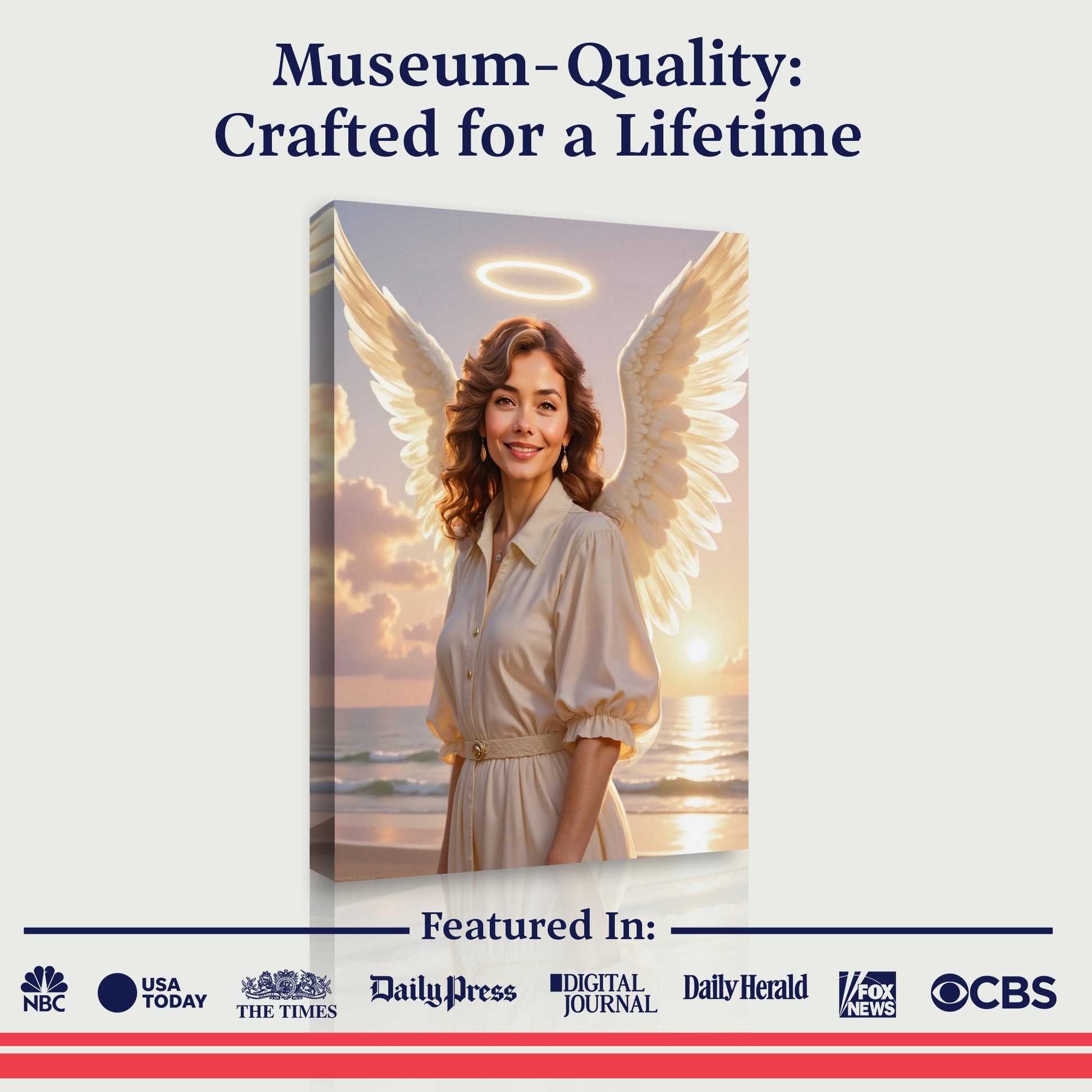 The Graceful Angel at Sea