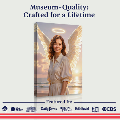 The Graceful Angel at Sea