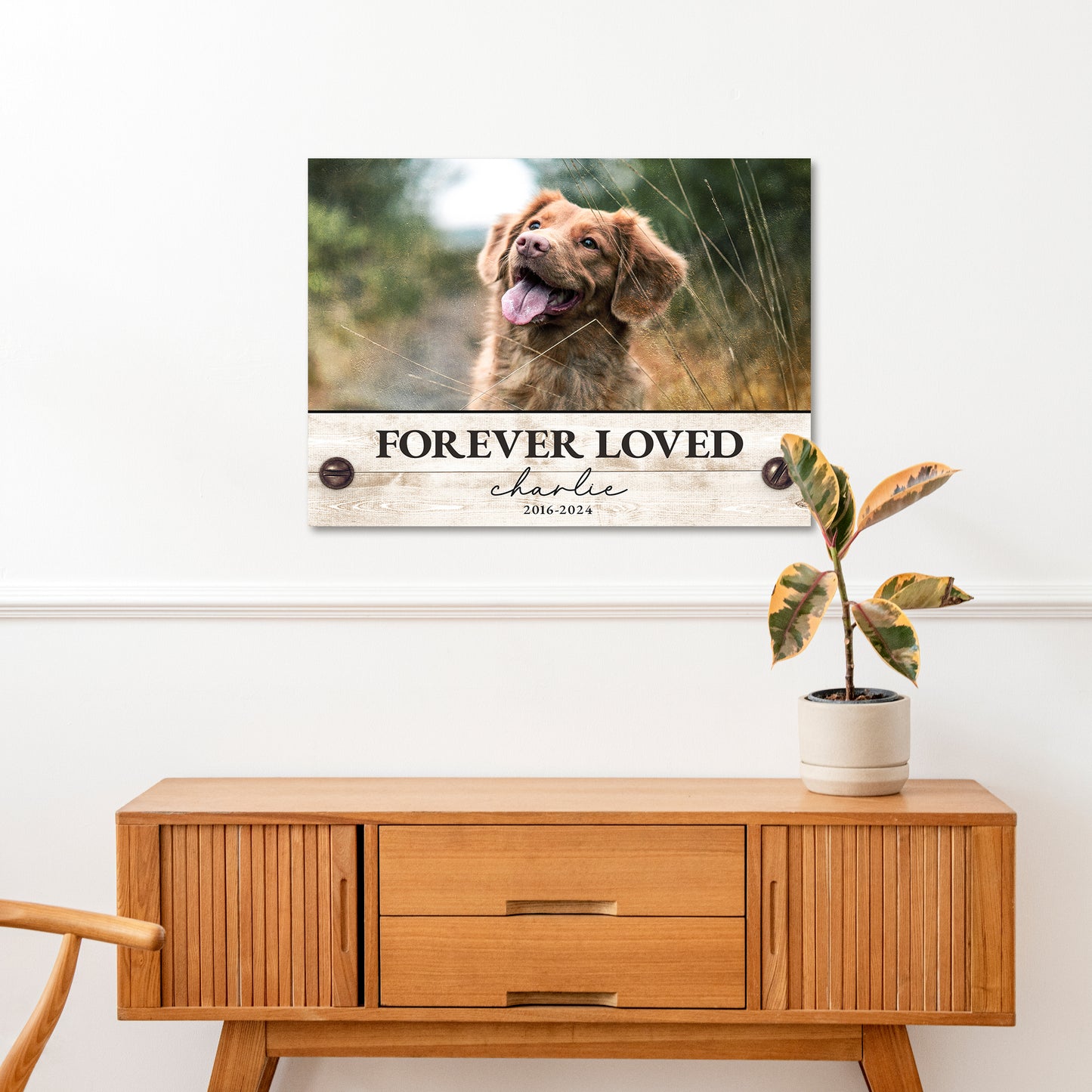 Custom Pet Memorial Sign Forever Loved