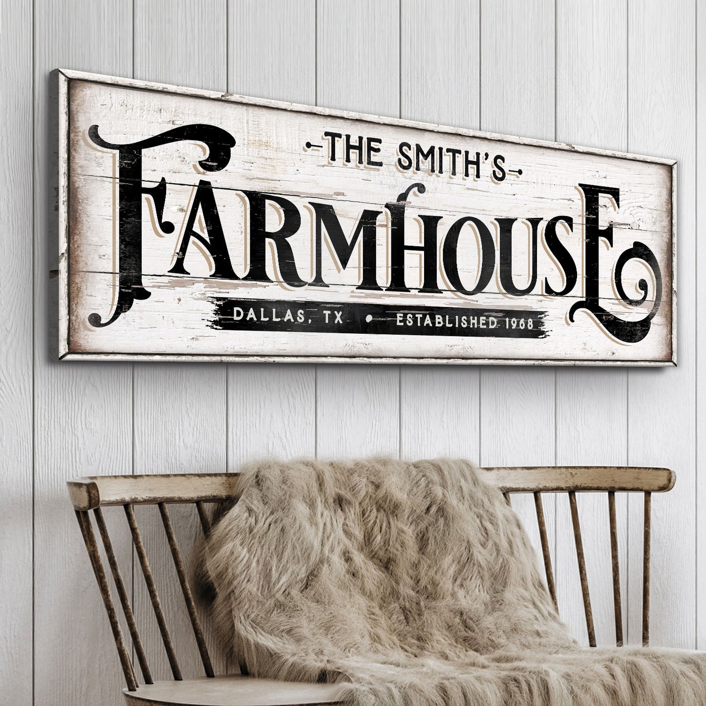 Vintage Rust Farmhouse Sign III