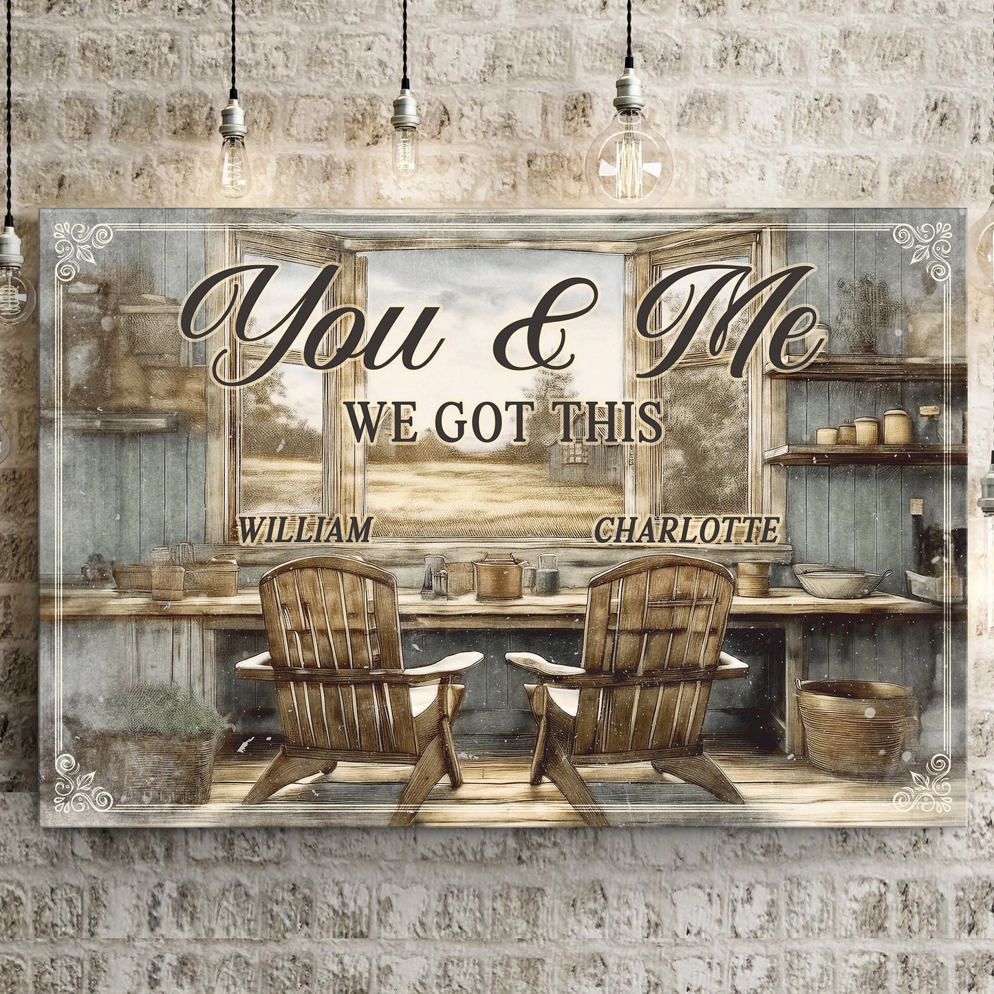 Farmhouse Themed We Got This Couple Sign