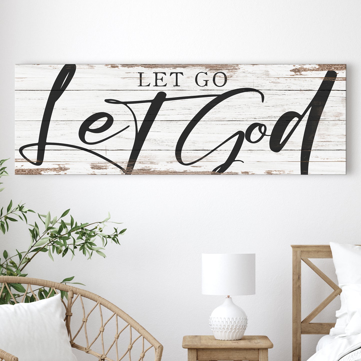 Let Go Let God Faith Sign VII