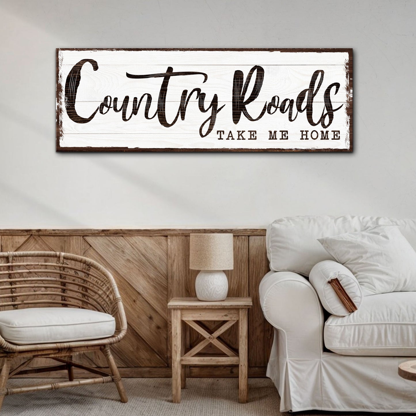 Country Roads Take Me Home Sign III