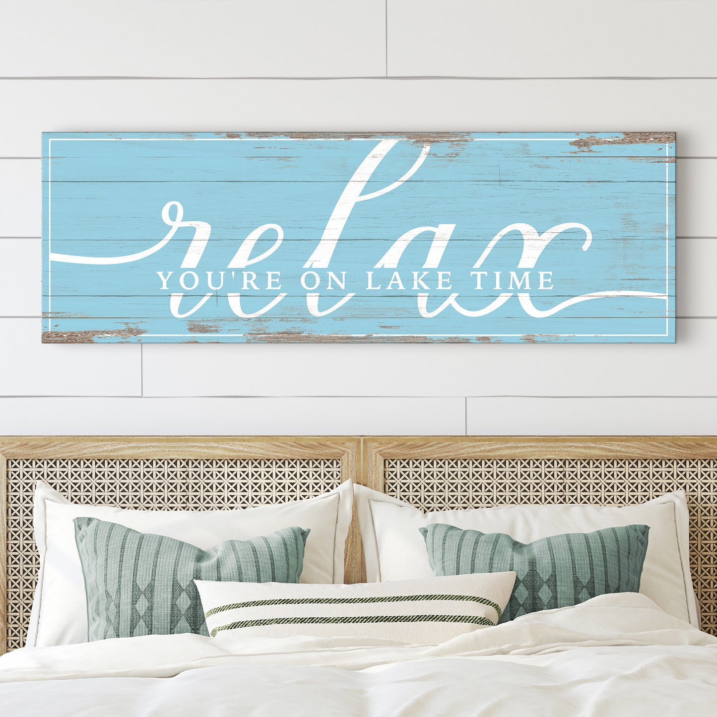 Relax You're on Lake Time Sign III