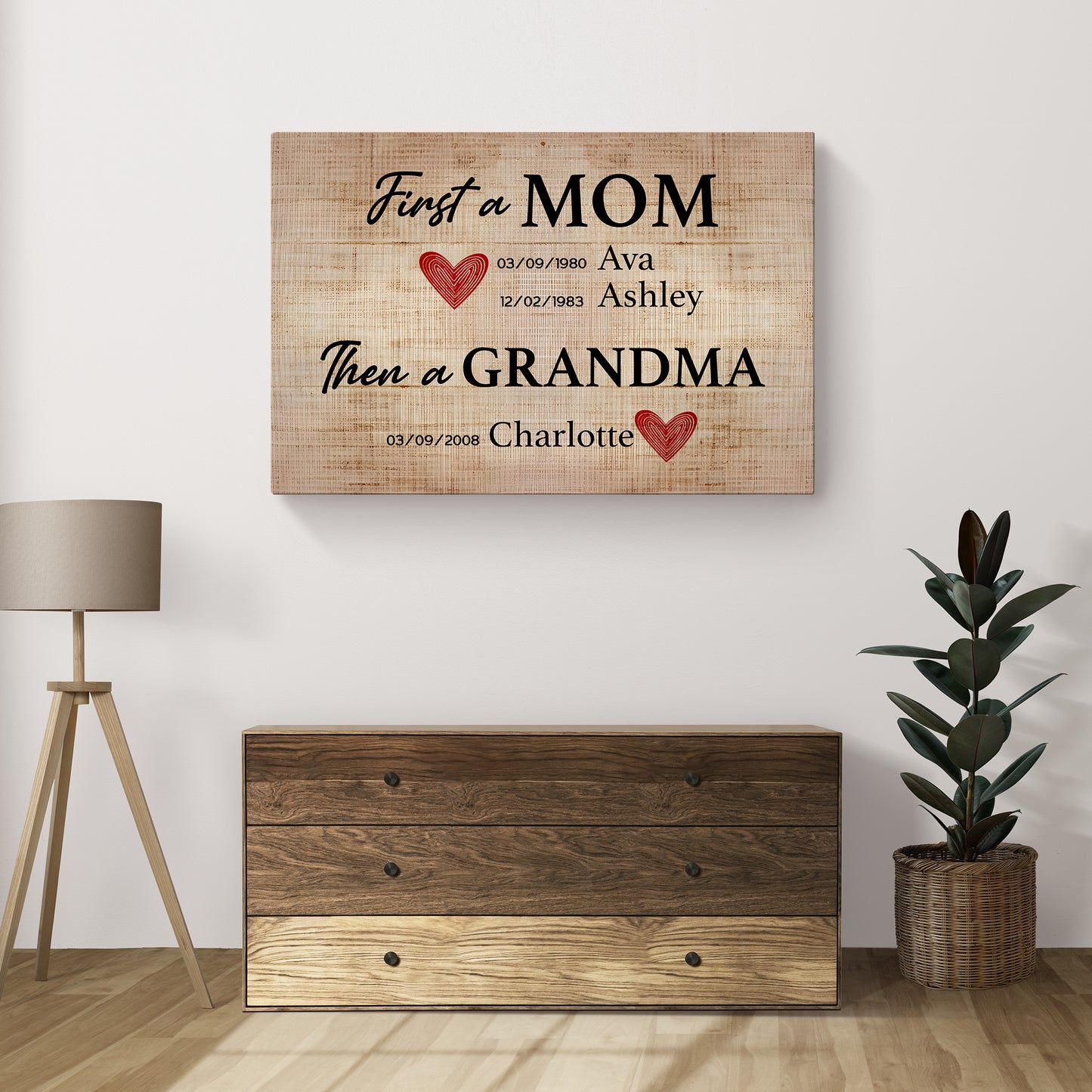 Mother's Day Sign First A Mom