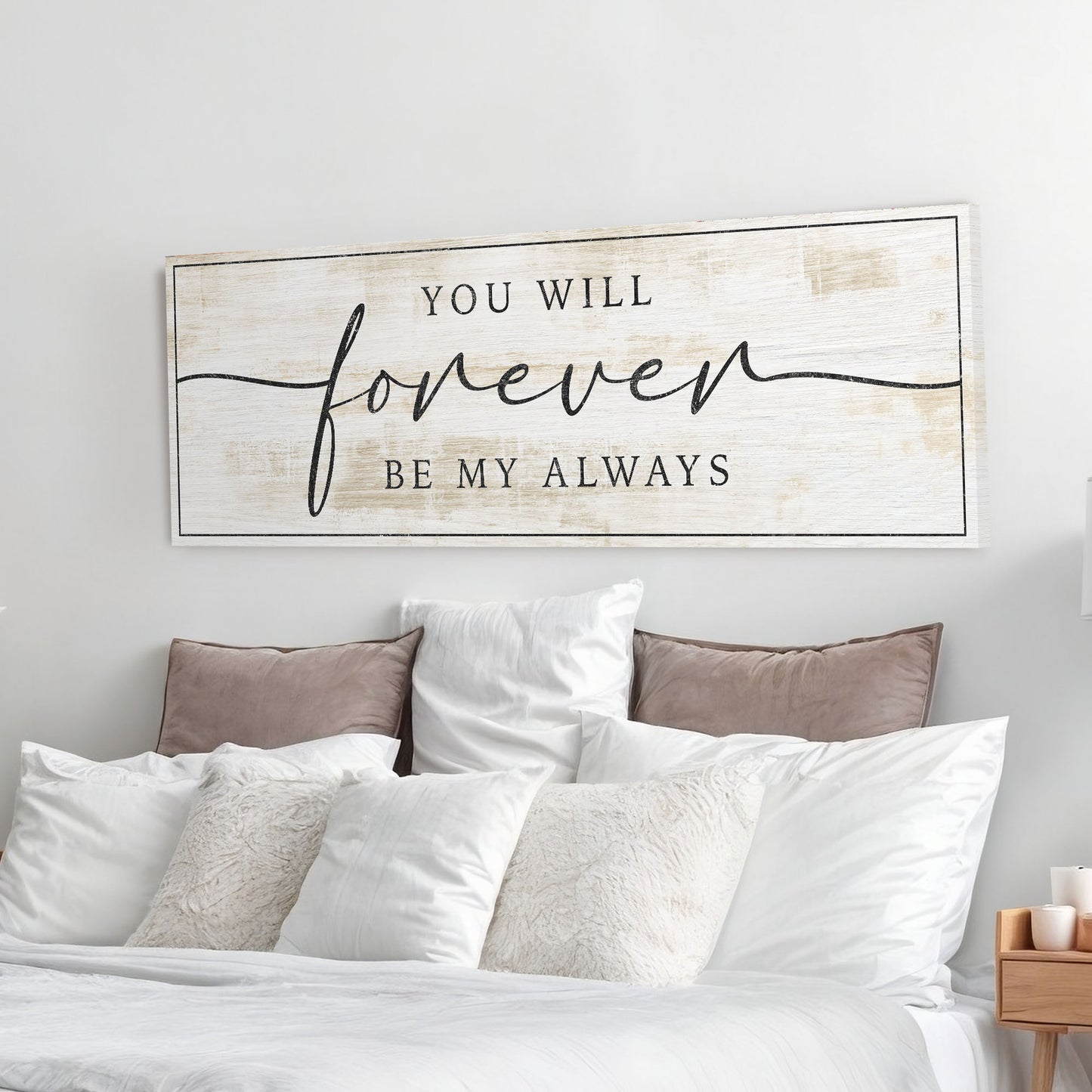 Forever Be My Always Sign III - Image by Tailored Canvases