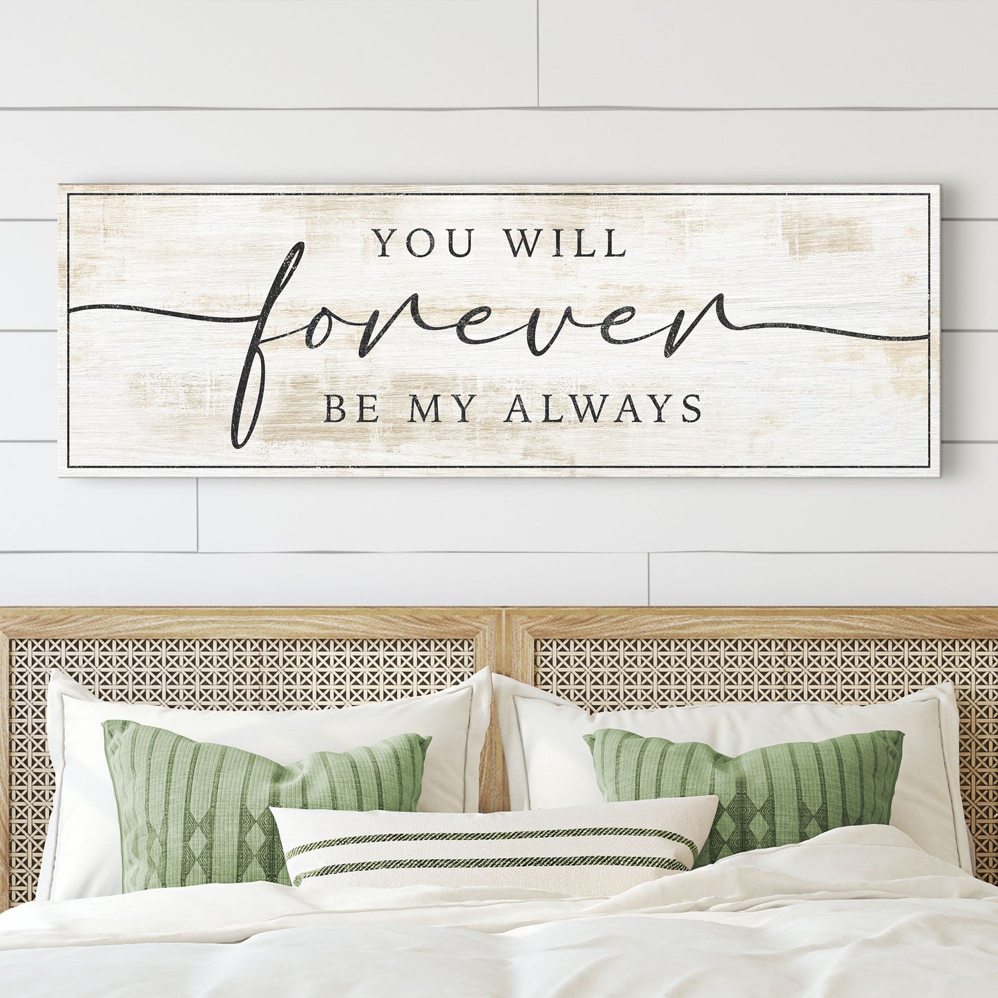 Forever Be My Always Sign III - Image by Tailored Canvases