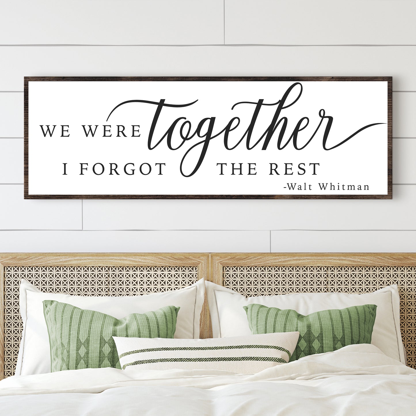 We Were Together, I Forgot The Rest Sign II - Image by Tailored Canvases