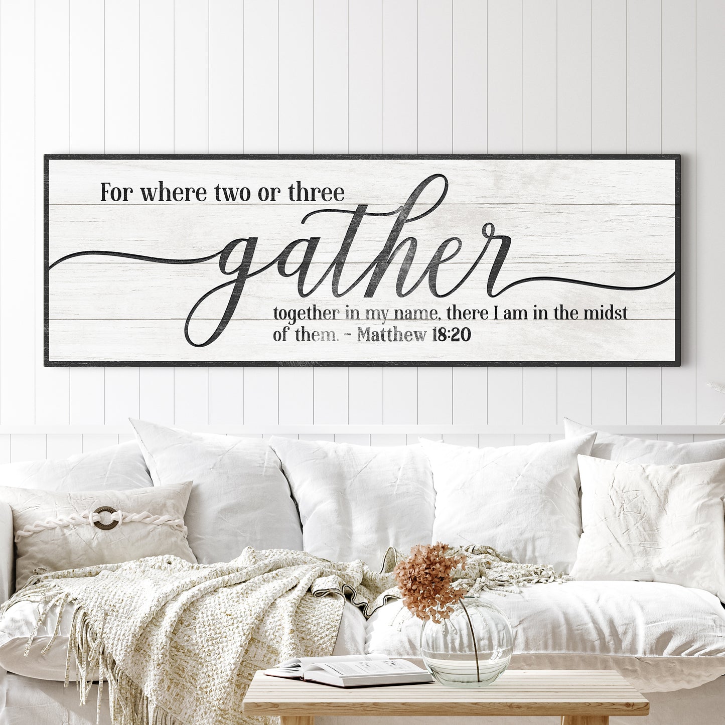 Gather Sign VI Style 2 - Image by Tailored Canvases