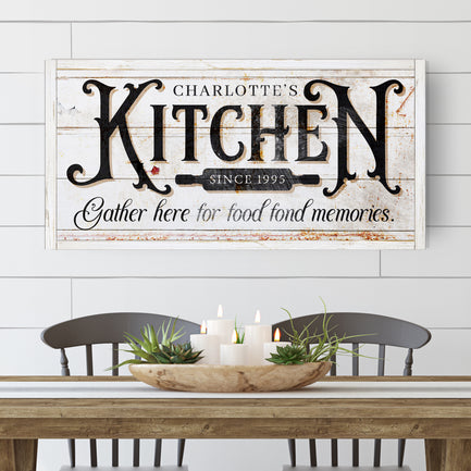 Kitchen Sign XII  - Image by Tailored Canvases