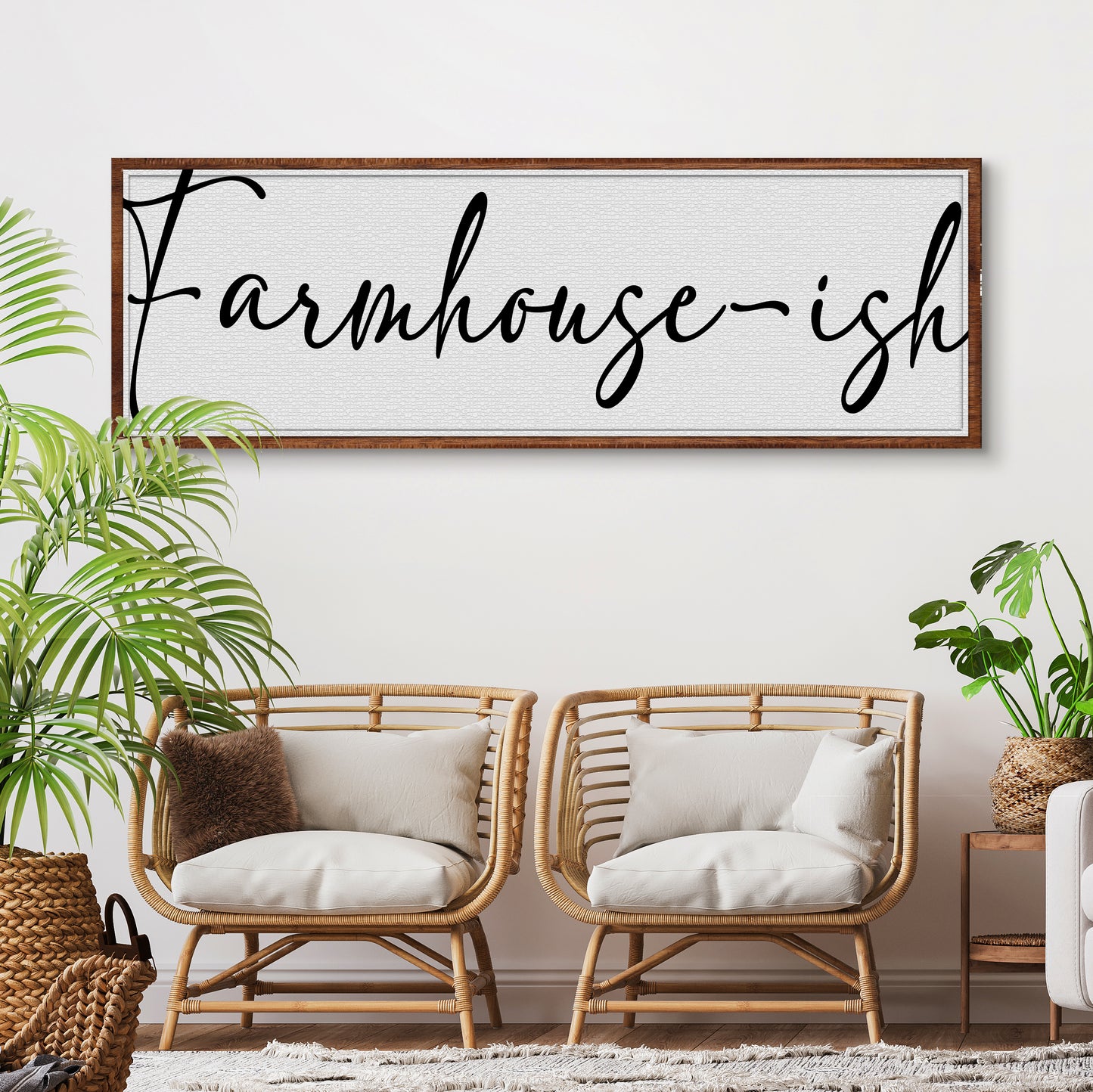 Farmhouse-ish Sign II  - Image by Tailored Canvases