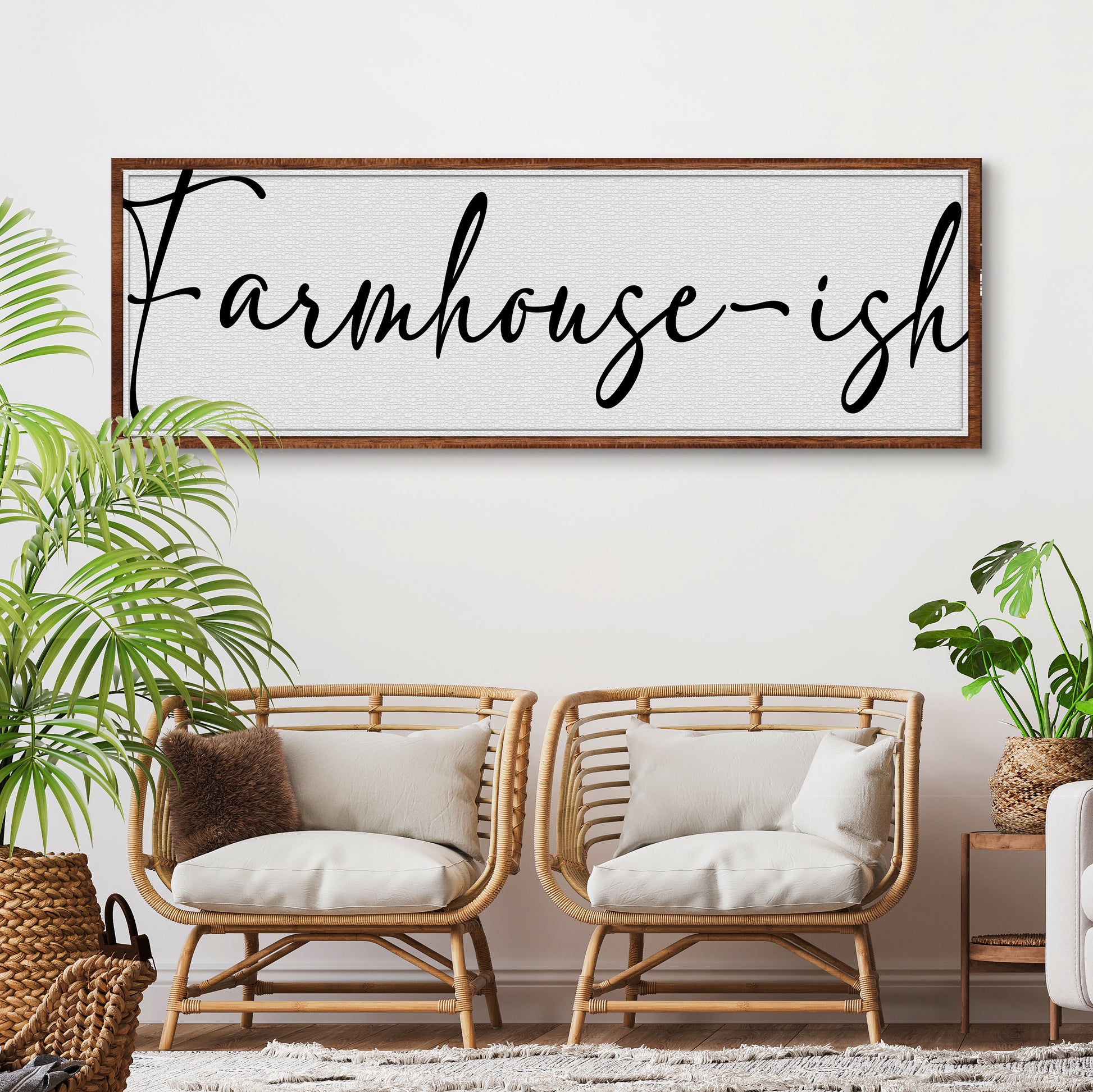 Farmhouse-ish Sign II  - Image by Tailored Canvases