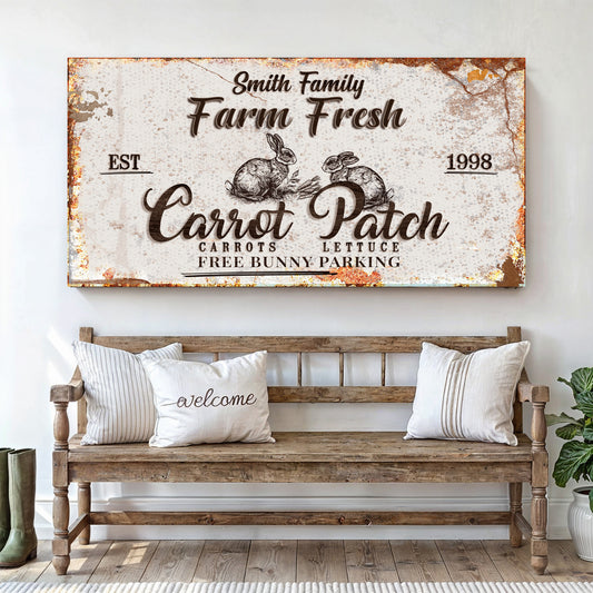 Carrot Patch Easter Sign IV  - Image by Tailored Canvases