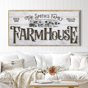 Personalized Farmhouse Sign V