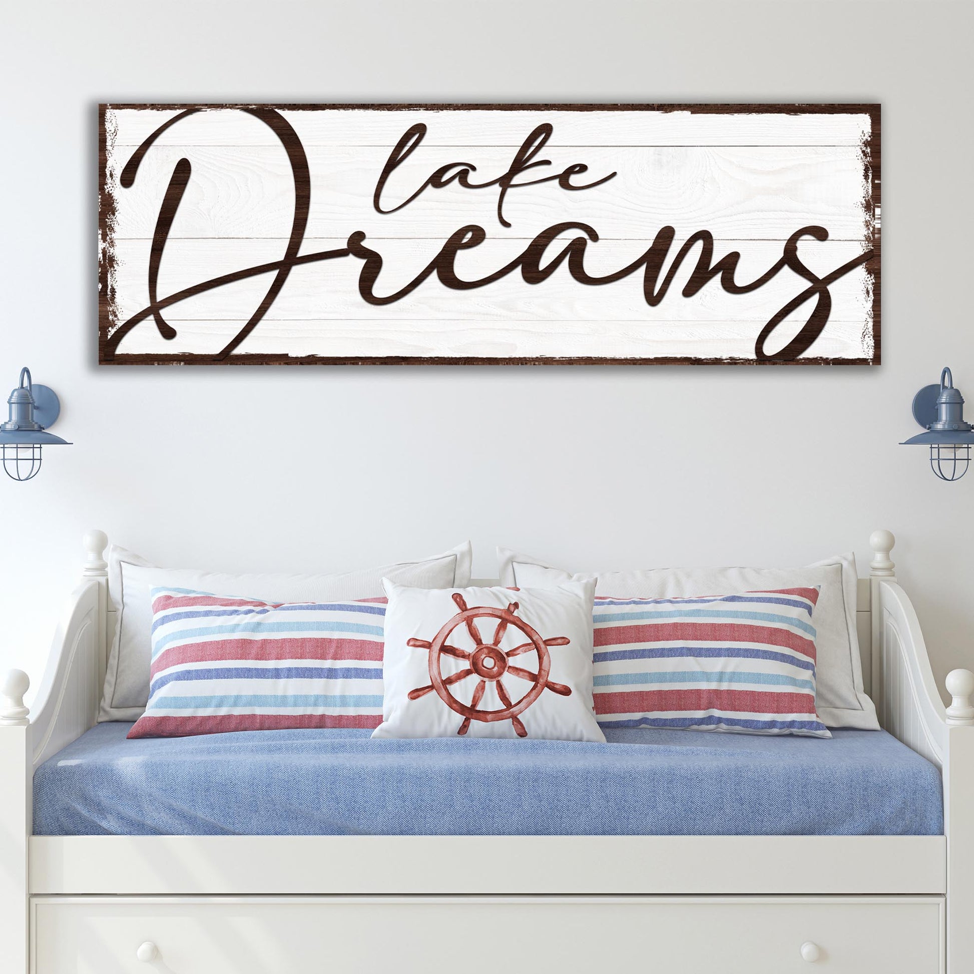 Lake Dreams Sign  - Image by Tailored Canvases