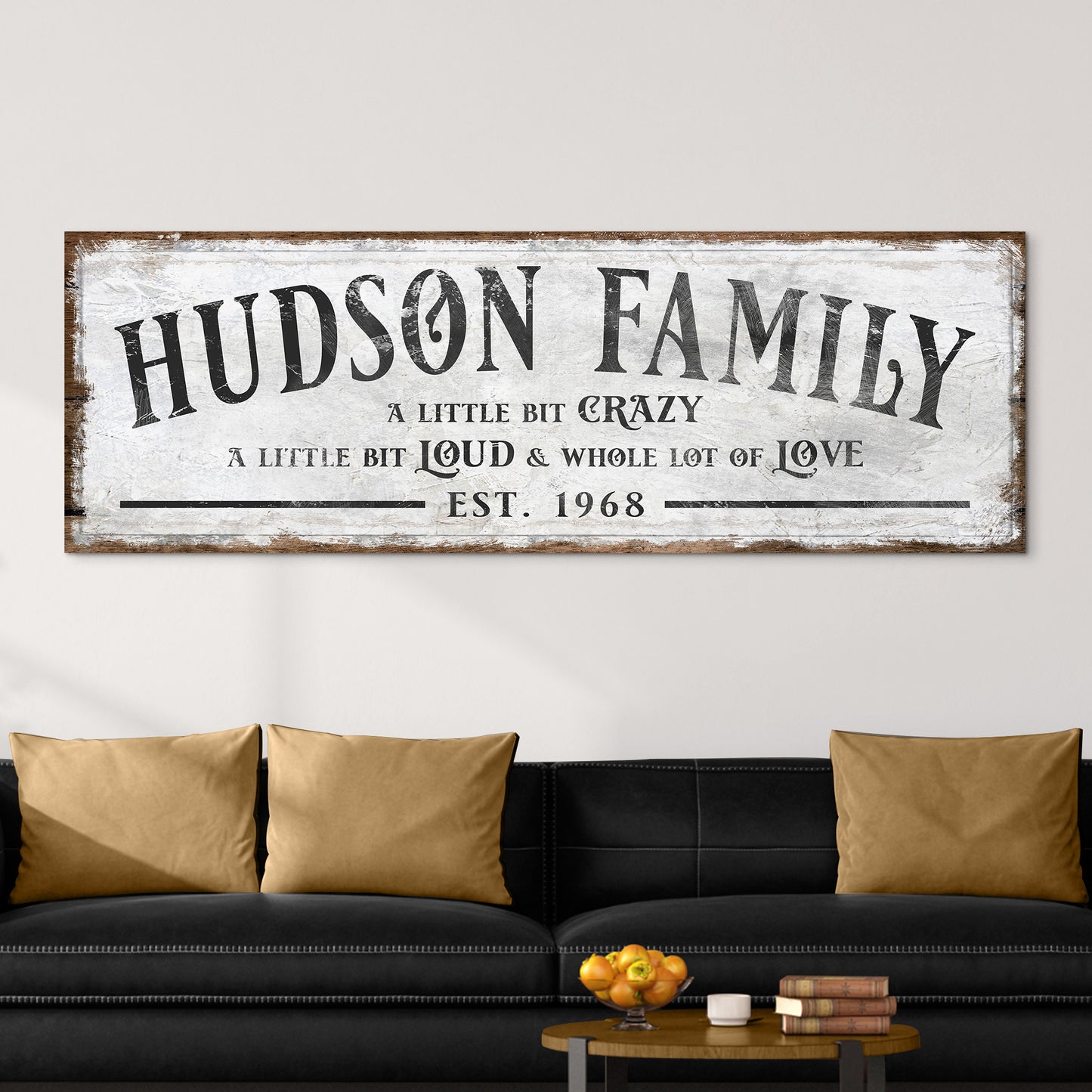 Family Sign XXII Style 2 - Image by Tailored Canvases