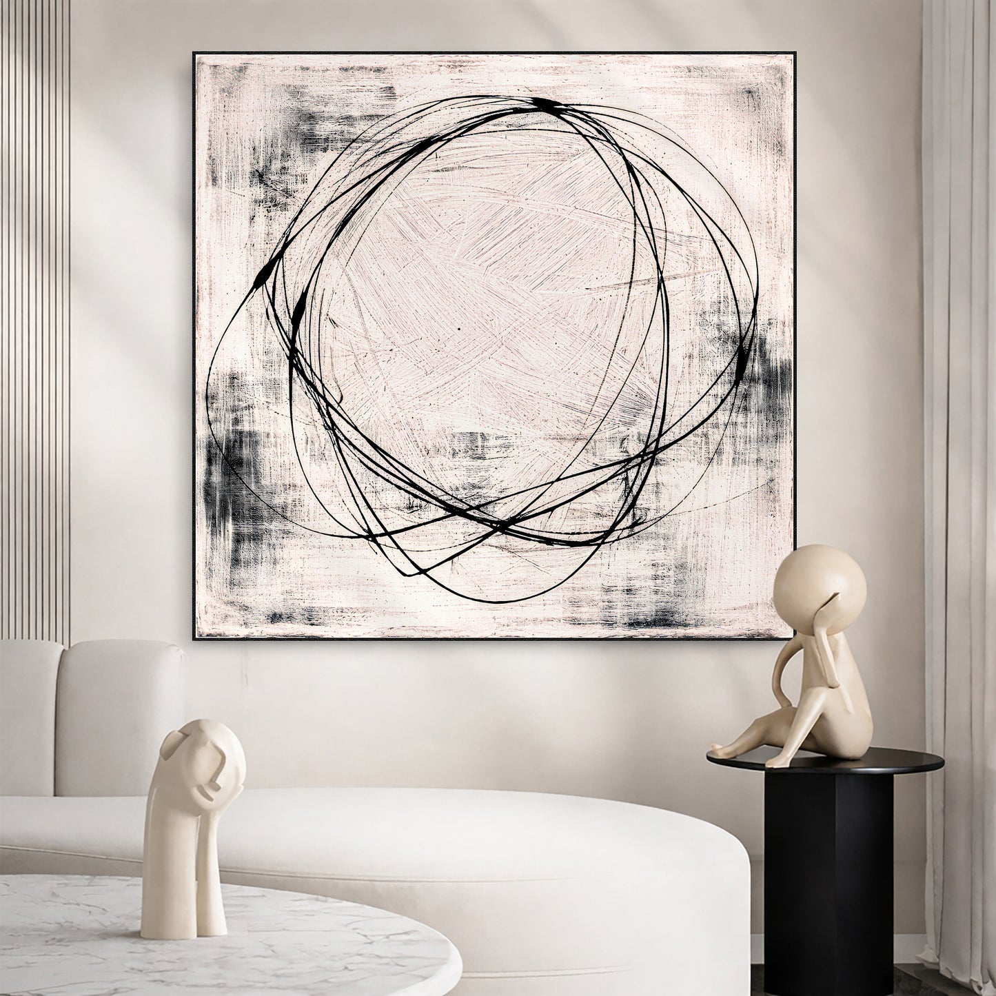 Orbital Silence Minimalist Wall Art