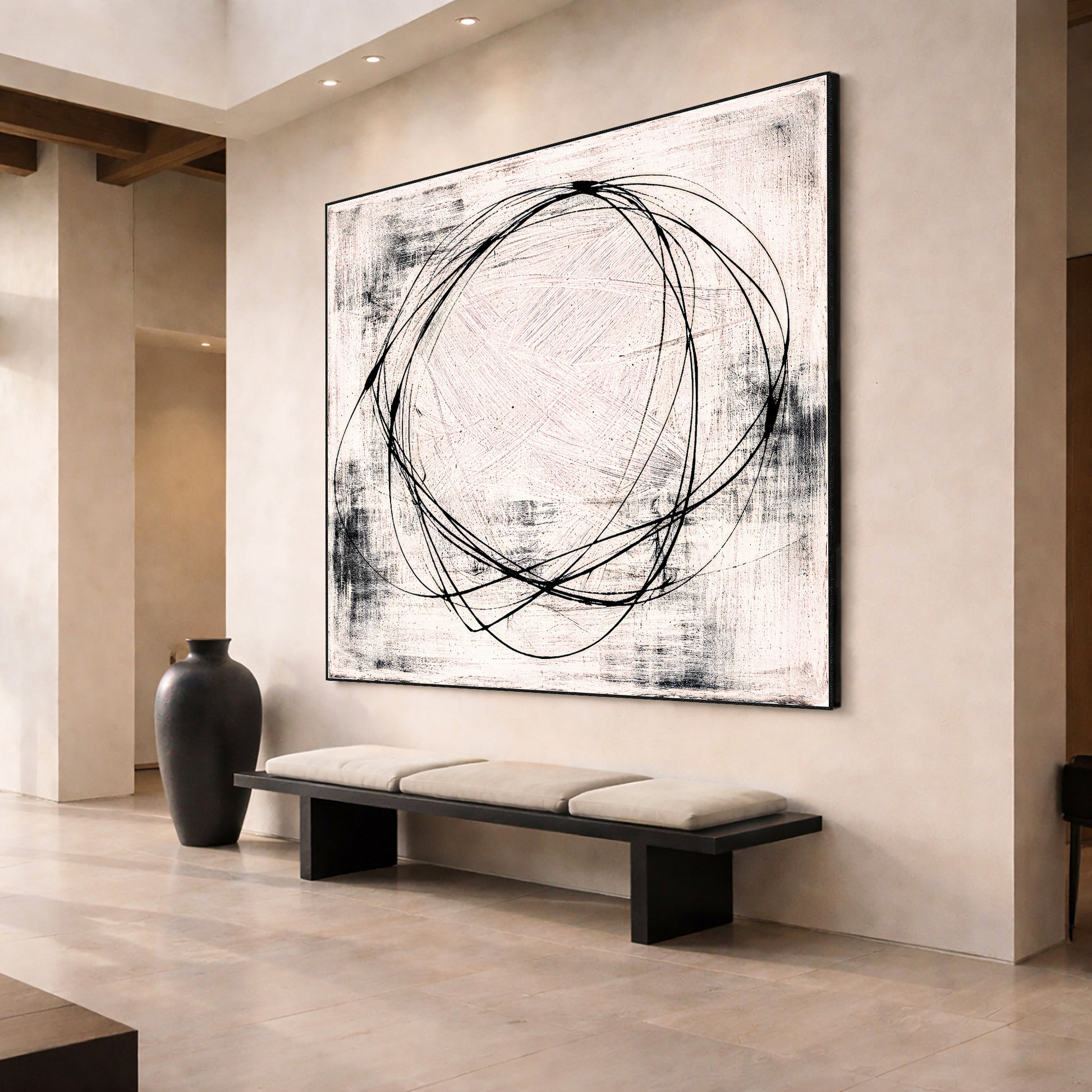Orbital Silence Minimalist Wall Art