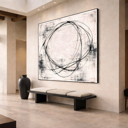 Orbital Silence Minimalist Wall Art