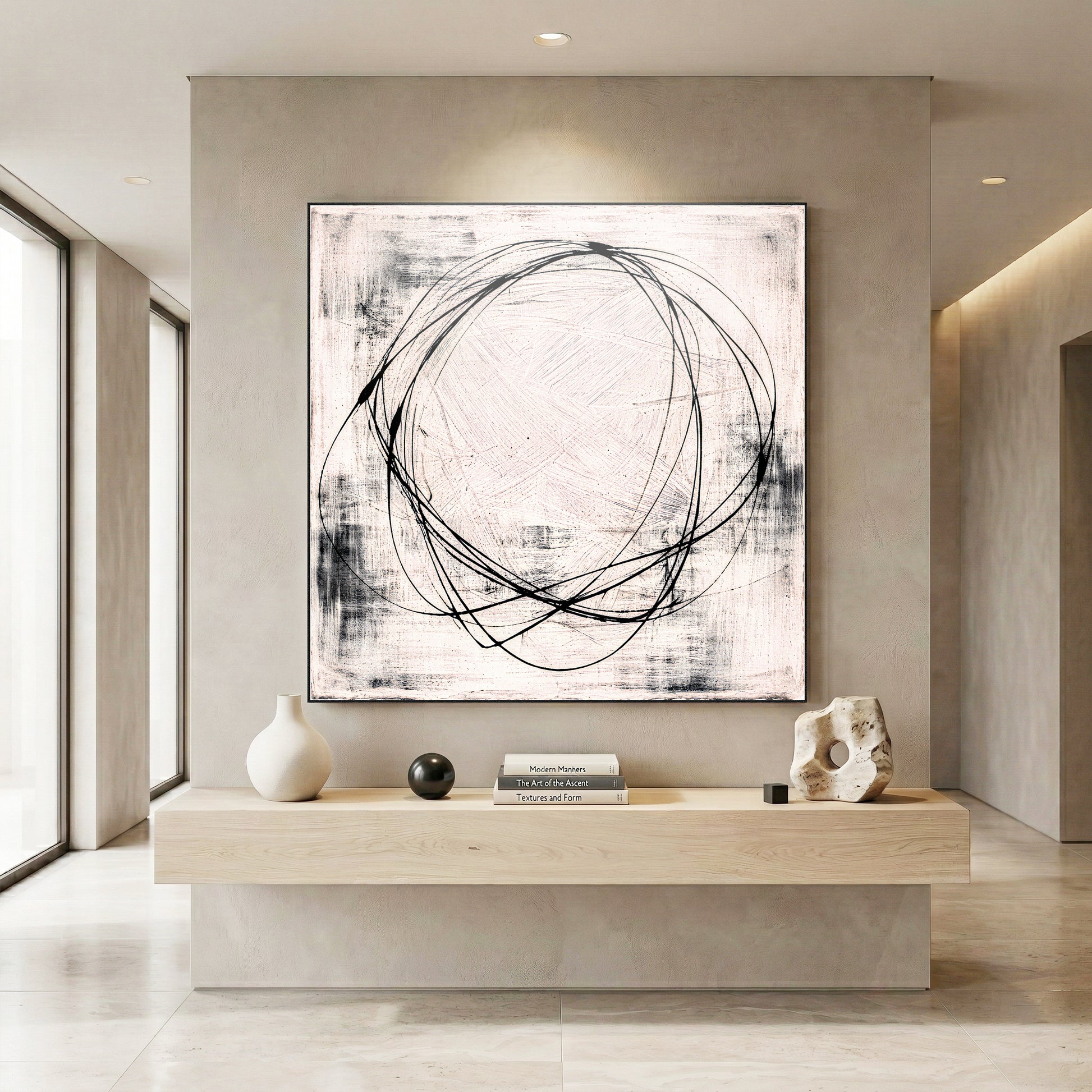 Orbital Silence Minimalist Wall Art
