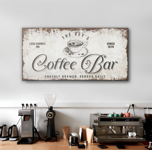 Coffee Bar Sign