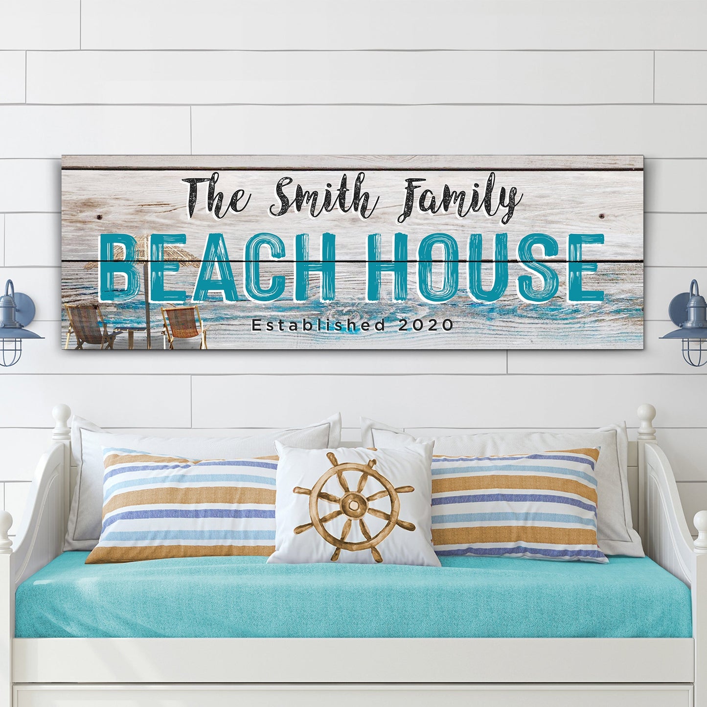 Beach House Sign II (Free Shipping)