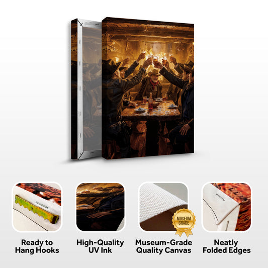 Cowboys Last Round Wall Art