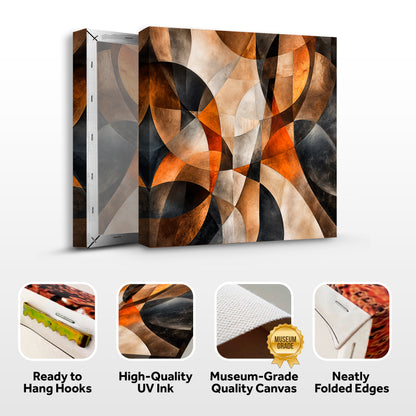 Earth Tones Abstract Harmony