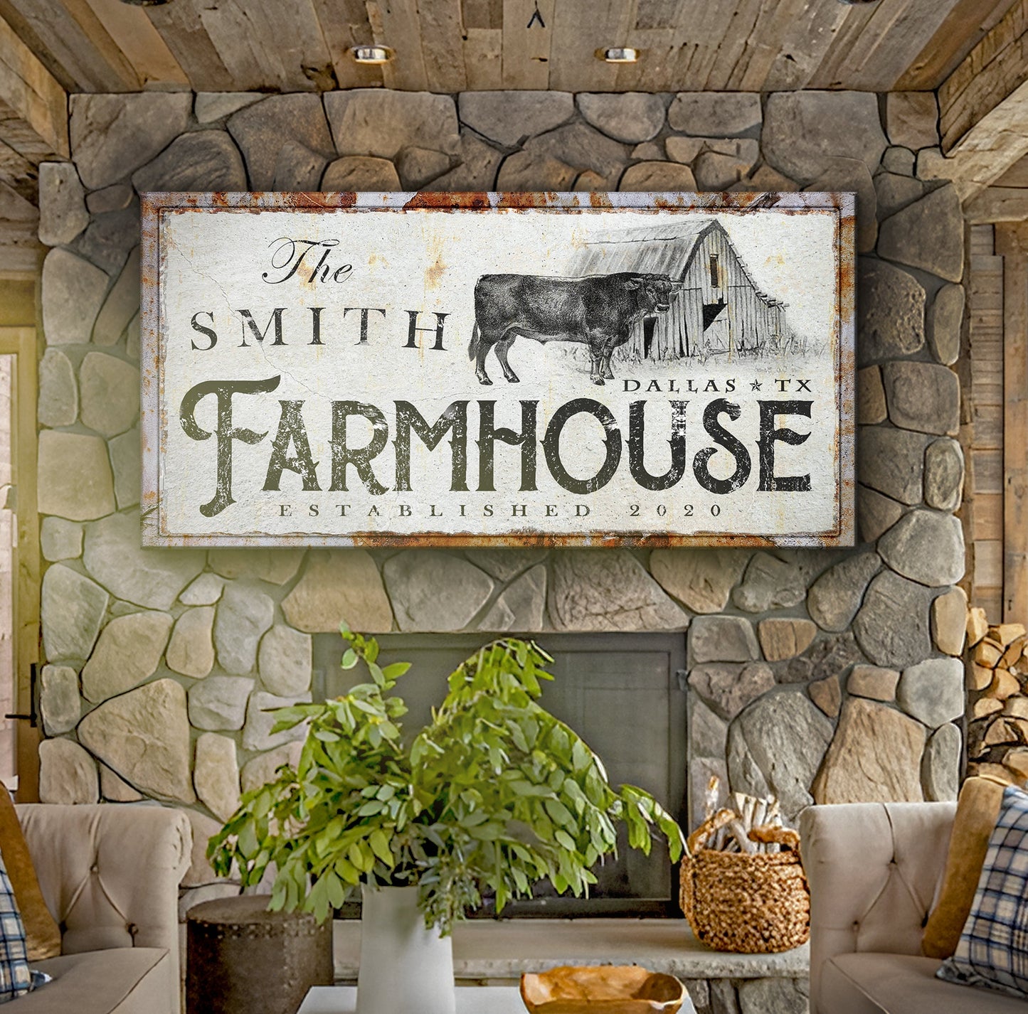 Rustic Farmhouse Sign