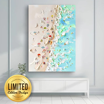 Beachfront Painting Coastal Wall Art