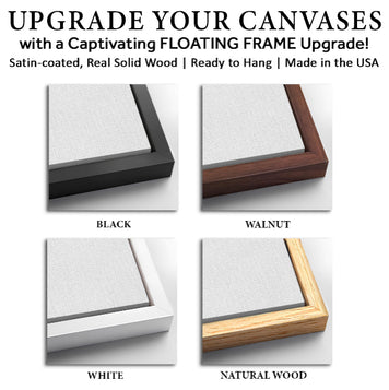 Save 33% When You Add A Frame To Your Canvases Now