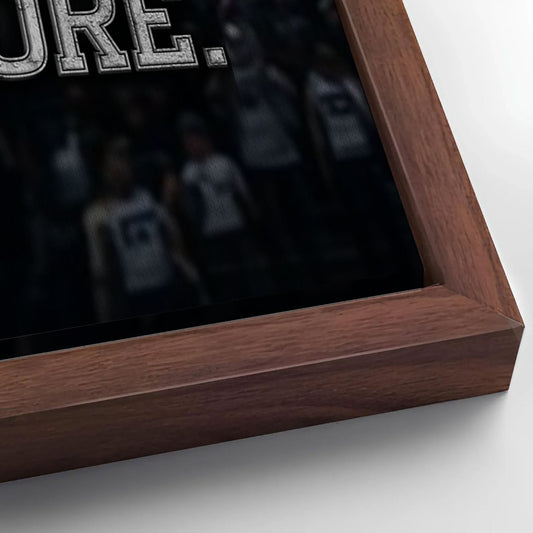 Save 33% When You Add A Frame To Your 48x24 Motivational Basketball Wall Art Canvas Now