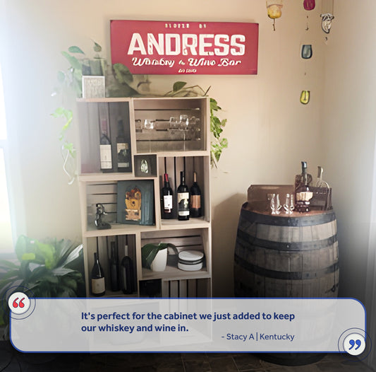 Whiskey And Wine Bar Sign III