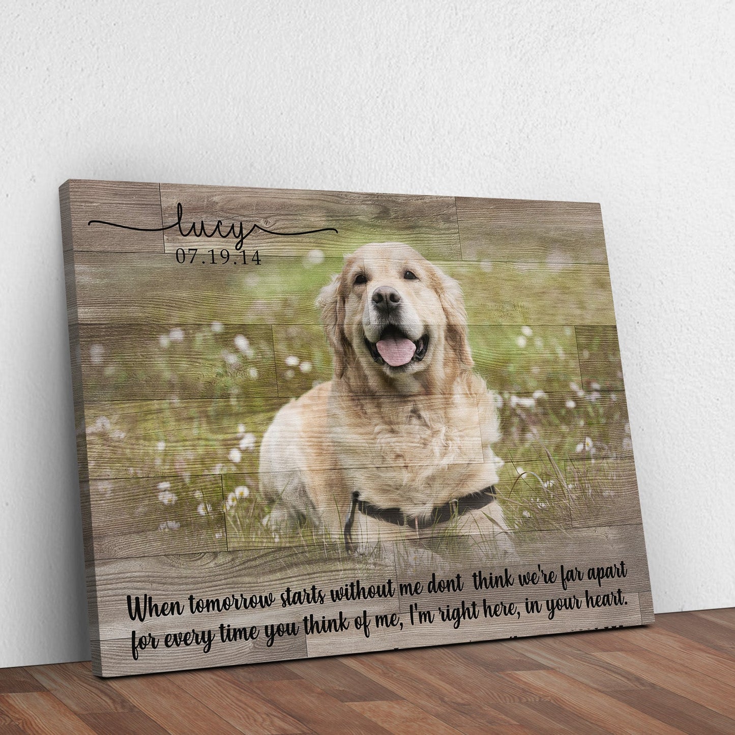 Colored Pet Memorial Sign (Free Shipping)