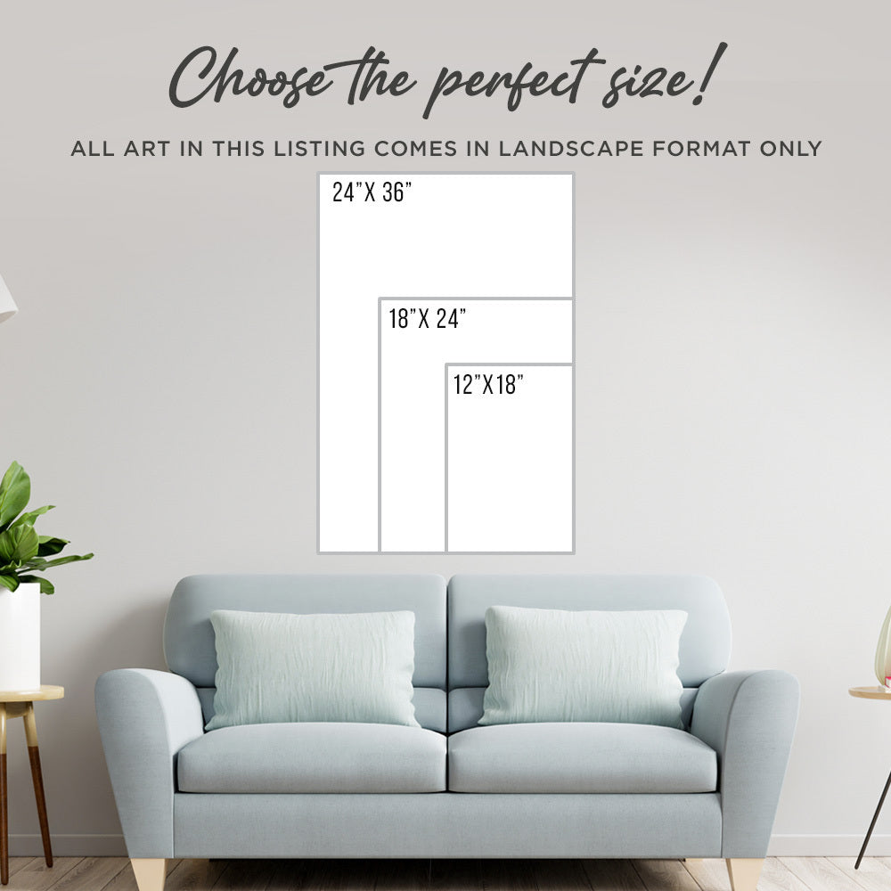 I Choose You Cow Couple Sign Size Chart - Image by Tailored Canvases