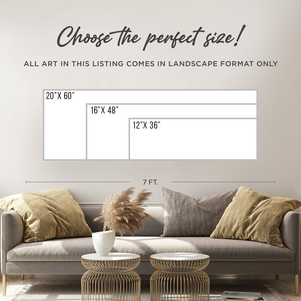 Always Kiss Me Goodnight Sign V Size Chart - Image by Tailored Canvases