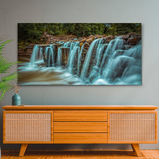 Cascading Waterfall Canvas Wall Art - Image by Tailored Canvases