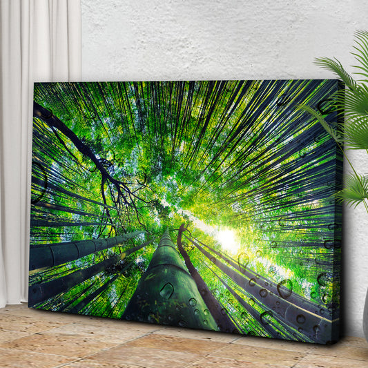Light Through Bamboo Forest Canvas Wall Art - Image by Tailored Canvases