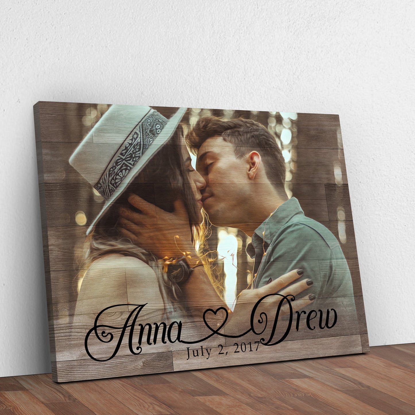 Couple Portrait Sign Style 1 - Image by Tailored Canvases