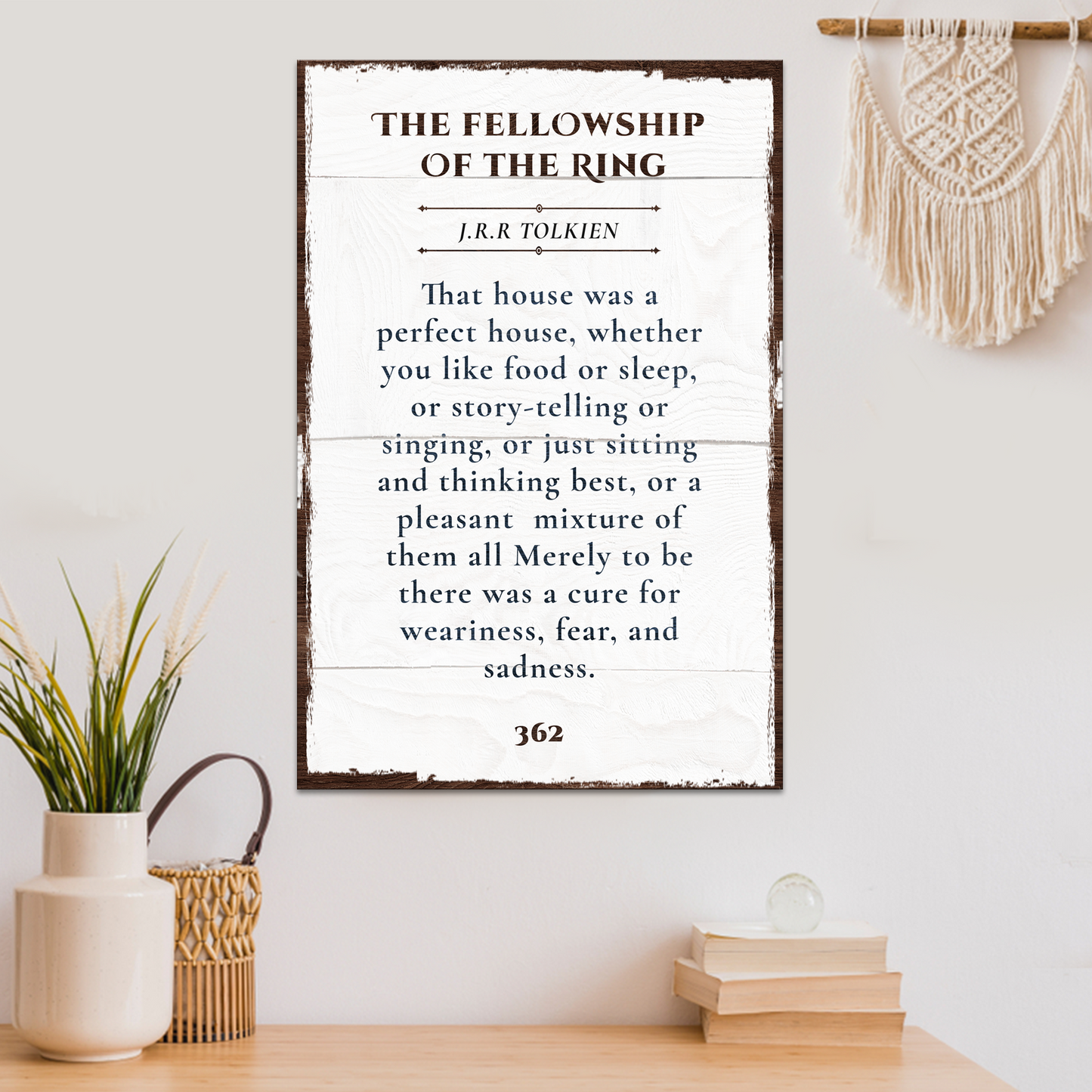 Fellowship of the Ring Sign - Image by Tailored Canvases