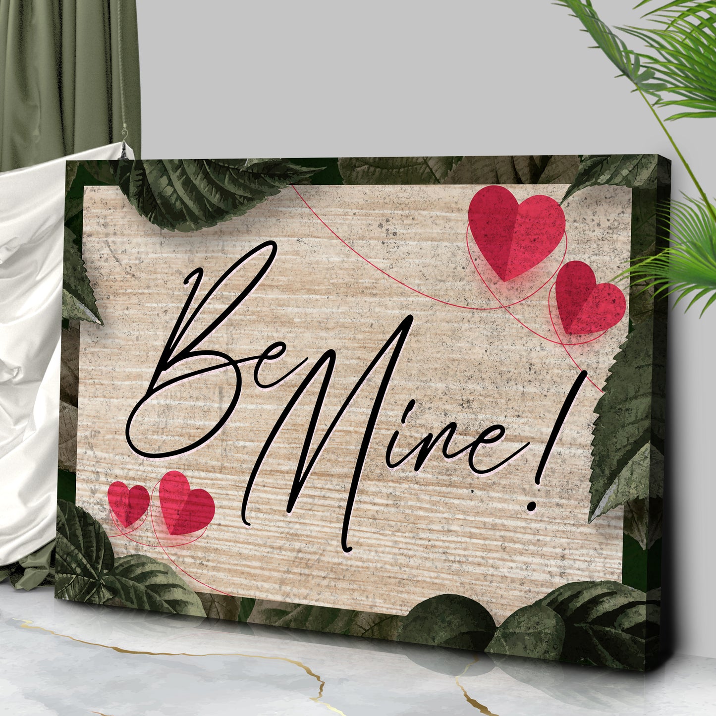 Rustic Valentine Saying Sign III Style 2 - Image by Tailored Canvases