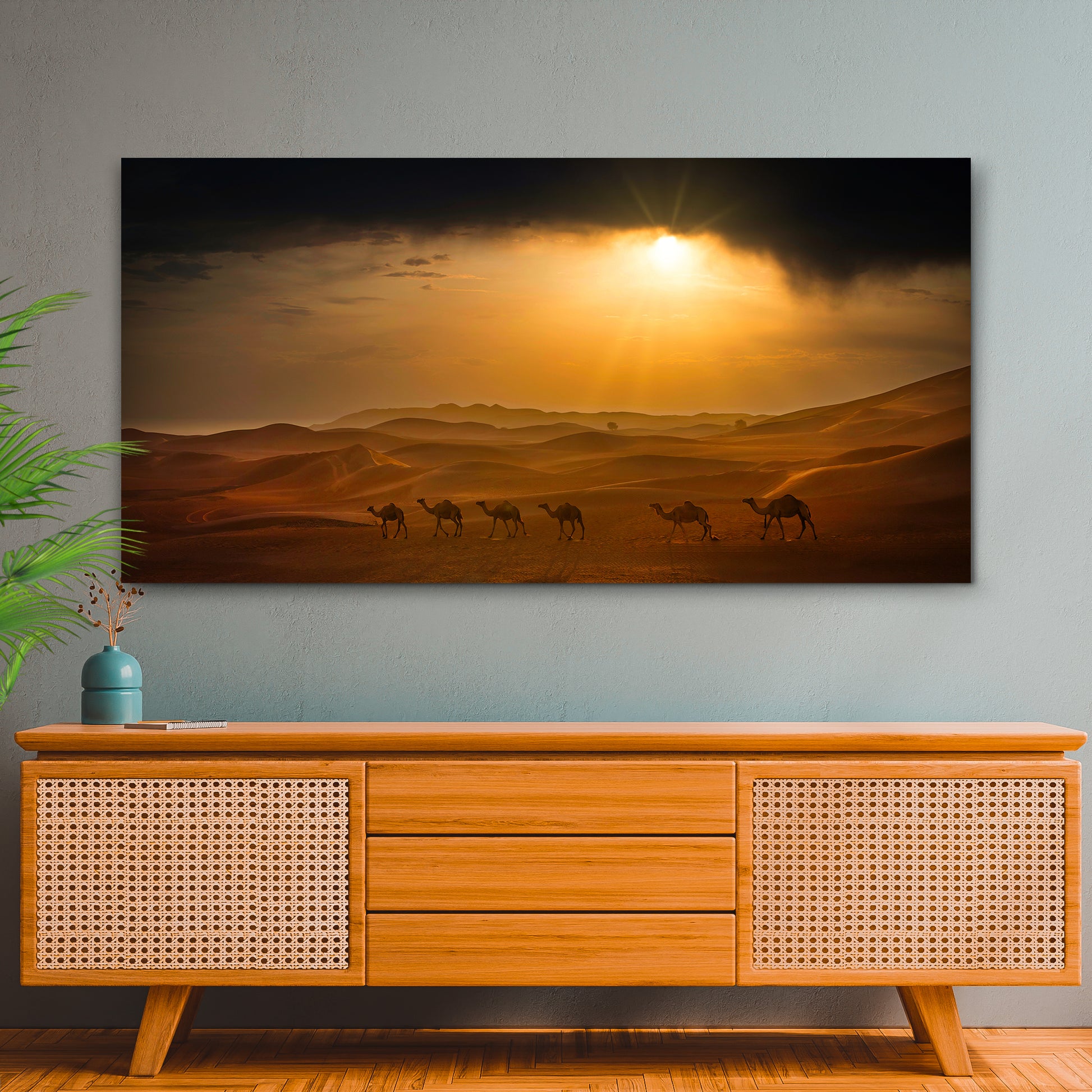 Desert Sand And Dune Canvas Wall Art Style 2 - Image by Tailored Canvases