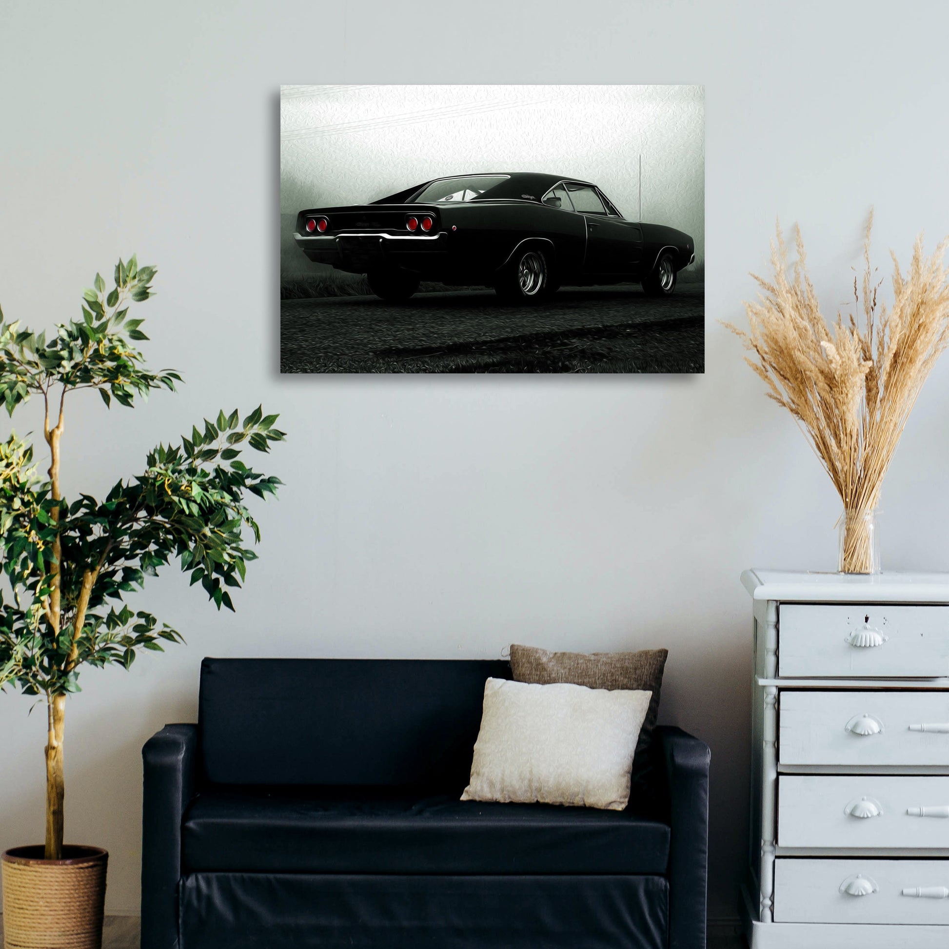 Race Car Vintage Canvas Wall Art - Image by Tailored Canvases